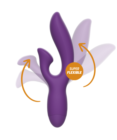 REWOFUN VIBRADOR FLEXIBLE CON Vibratore per una stimolazione intensa e profonda del clitoride