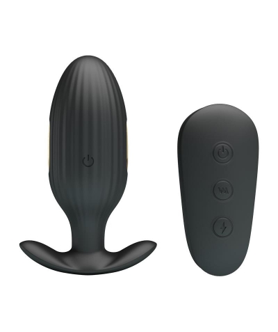 ROYAL PLEASURE PLUG ANAL CON E Tappo anale con vibrazione e stimolazione elettrica.