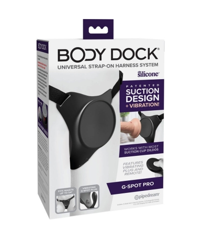 BODY DOCK  DELIGHT Imbracatura vibrante con suzione e vibrazione intensa