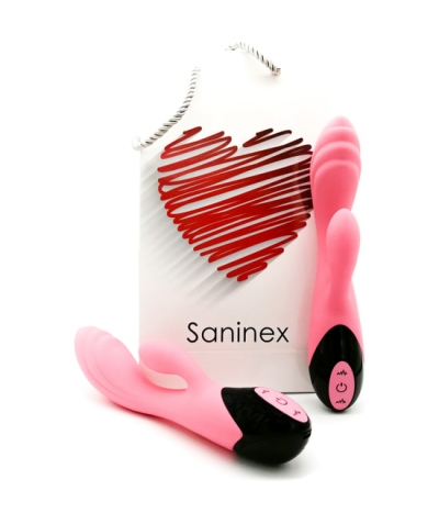 SANINEX SWAN Saninex swan - vibratore per punto g e clitoride 10 velocità - rosa