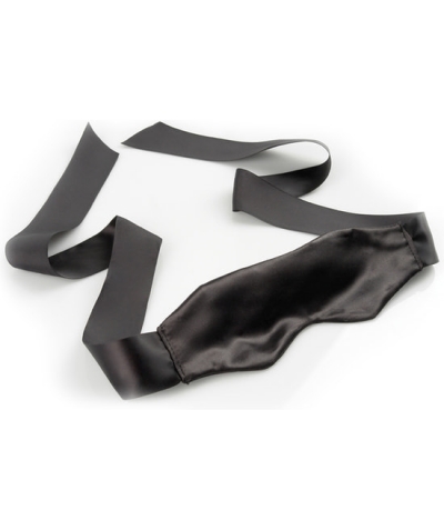 SATIN BLINDFOLD Maschera in raso nero per giocare