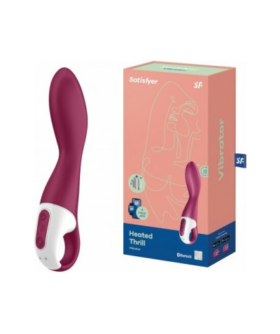 SATISFYER HEATED THRILL Vibratore stimolatore punto g controllabile tramite app remota