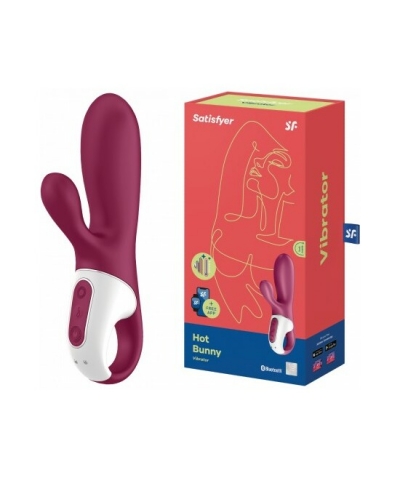 SATISFYER HOT BUNNY Hot bunny vibratore con effetto calore bunny app satisfyer connect