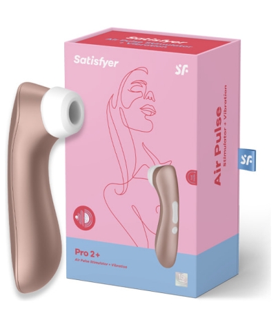 SATISFYER PRO 2 VIBRATION Aspiratore del clitoride con 11 modalità di suzione.