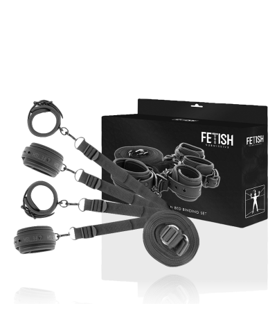 SET DE ESPOSAS Y ATADURAS CON  Mogli e cinghie regolabili per giochi bdsm