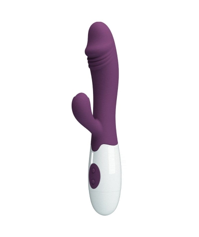 SNAPPY VIBRADOR PUNTO G MORADO Stimolatore doppio per punto g e clitoride.