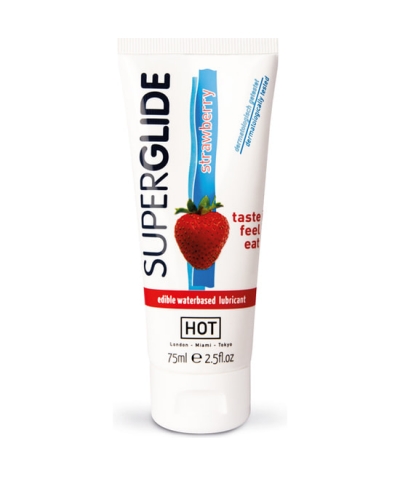 SUPERGLIDE SABORES Lubrificante commestibile al gusto di fragola.