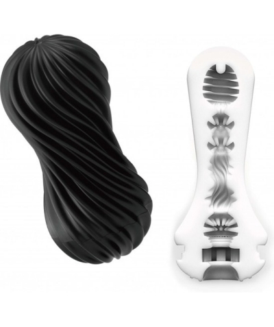 TENGA FLEX ROCKY Mastubador maschio flex nero.