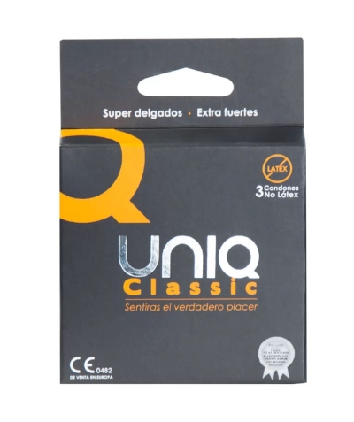 UNIQ CLASSIC Preservativi uniq classic: ultra sottili, trasparenti, sensazione naturale