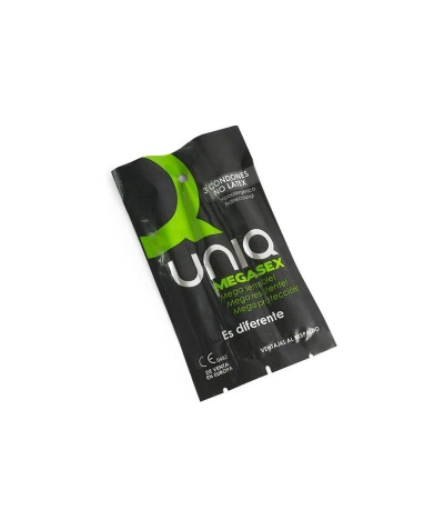 UNIQ MEGASEX Preservativi ultra sottili uniq megasex per una sensazione naturale