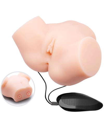 SAMANTHA  PLEASURE Torso sensuale realistico con vibrazione e texture.