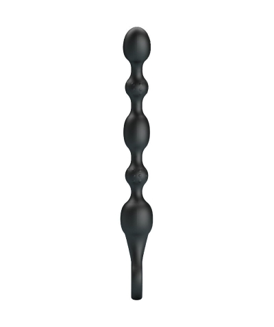 DELIGHTFUL P-SPOT PLEASER Vibratore anale in silicone ricaricabile con perle