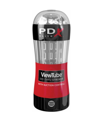 VIEWTUBE SEE-THRU STROKER Pdx elite - masturbador stroker viewtube control succione trasparente

pdx elite - masturb