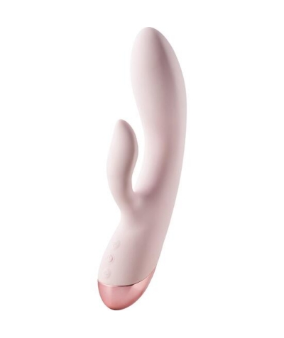 VIVRE DUO Vibratore doppio in silicone con stimolatore clitorideo