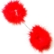 GIOCO SEGRETO - MANETTE MARABOU ROSSO nº7