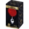 PLUG PIACERE ANALE METALLO LISCIO ROSSO FLUFFY TAGLIA M nº1