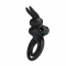 ANELLO VIBRATOR III RABBIT PER PENE NERO