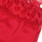 BABYDOLL IN RASO CON PIZZO ROSSO L/XL nº6