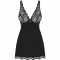 BABYDOLL E PERIZOMA LUVAE NERO XS/S nº4