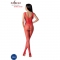 BS098 BODYSTOCKING ROSSO TAGLIA UNICA nº3