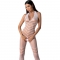 E - BODYSTOCKING BS100 BIANCO TAGLIA UNICA