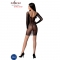 E - BS101 BODYSTOCKING NERO TAGLIA UNICA nº3