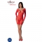 E - BS101 BODYSTOCKING ROSSO TAGLIA UNICA nº2