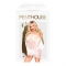 PENTHOUSE LIP SMACKER CHEMISE AND PANTY WHITE nº5