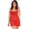 QUEN SIZE OBSESSIVE BLOSSMINA CHEMISE AND THONG nº5