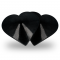 CHIC DESIRE - COPRI CAPEZZOLI BLACK HEARTS nº3