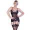 CR-4415 CORSET AND THONG BLACK nº5