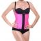 Corsetto in lattice fucsia