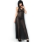 CR 3883 BABYDOLL LUNGA NERA L/XL