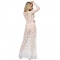 DRESSES - ABITO LUNGO MANICA LUNGA BIANCO S / M nº2