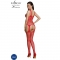 E - COLLEZIONE ECO BODYSTOCKING ECO BS010 ROSSO nº1