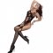 ESMERALDA LC 17188 BODYSTOCKING CROTCHLESS NERO TAGLIA UNICA