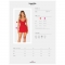 INGRIDIA CHEMISE E PERIZOMA ROSSO M/L nº6