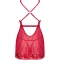 BABYDOLL E PERIZOMA LACELOVE ROSSO XS/S nº10