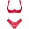 SET DUE PEZZI SENZA COPPE LACELOVE ROSSO M/L nº4