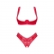 SET DUE PEZZI SENZA COPPE LACELOVE ROSSO XS/S nº2