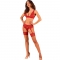 SET TRE PEZZI LACELOVE ROSSO M/L nº2