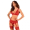 SET TRE PEZZI LACELOVE ROSSO XS/S