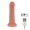 DILDO VIBRATORE GRANDE BOGOTÁ 9 VELOCITÀ NATURALE 22 CM -O-