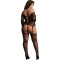 Bodystocking con scollo incrociato e spalline Le Desir