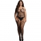 Bodystocking con reggicalze tagliuzzato Le Desir