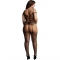 Bodystocking con reggicalze tagliuzzato Le Desir