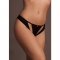 Le désir milou - slip cut-out trasparenti - nero