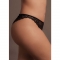 Le désir zoé - slip cut-out trasparenti - nero