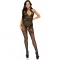 BODYSTOCKING A RETE SENZA CUCITURE  TAGLIA UNICA - NERO nº2