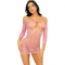 VESTITO  HEART NET TAGLIA UNICA - ROSA